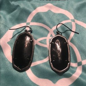 Kendra Scott black Elle earrings